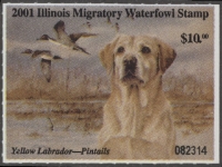 Scan of 2001 Illinois Duck Stamp MNH VF