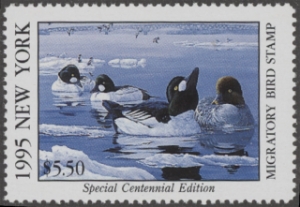 Scan of 1995 New York Duck Stamp MNH VF