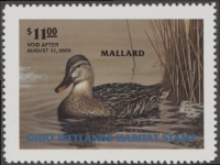 Scan of 1999 Ohio Duck Stamp MNH VF