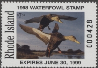 Scan of 1998 Rhode Island Duck Stamp MNH VF