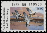 Scan of 1999 North Dakota Duck Stamp MNH VF