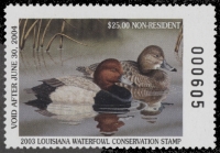 Scan of 2003 Louisiana Duck Stamp MNH VF