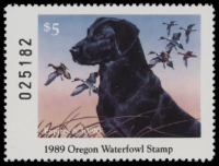 Scan of 1989 Oregon Duck Stamp MNH VF