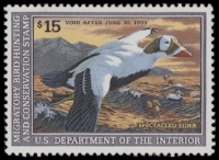 Scan of RW59 1992 Duck Stamp  MLH F-VF