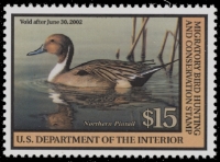 Scan of RW68 2001 Duck Stamp  MNH F-VF