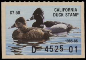 Scan of 1985 California Duck Stamp MNH VF