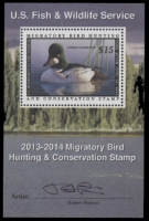 Scan of RW80B 2013 Duck Stamp  MNH F-VF