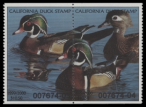 Scan of 1999 California Duck Stamp MNH VF