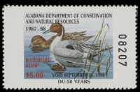 Scan of 1987 Alabama Duck Stamp MNH VF