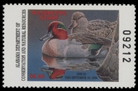 Scan of 1993 Alabama Duck Stamp MNH VF