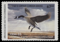 Scan of 1994 Arkansas Duck Stamp MNH VF