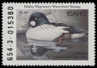 Scan of 1993 Idaho Duck Stamp MNH VF