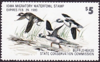 Scan of 1979 Iowa Duck Stamp MLH VF