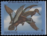 Scan of 1982 Indiana Duck Stamp MNH VF
