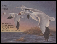 Scan of 1983 Indiana Duck Stamp MNH VF