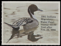 Scan of 1985 Indiana Duck Stamp MNH VF