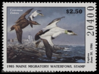 Scan of 1985 Maine Duck Stamp MNH VF