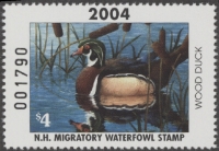 Scan of 2004 New Hampshire Duck Stamp