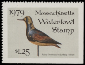 Scan of 1979 Massachusetts Duck Stamp MNH VF