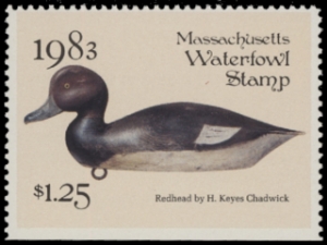 Scan of 1983 Massachusetts Duck Stamp MNH VF