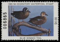 Scan of 1985 New Hampshire Duck Stamp MNH VF