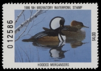 Scan of 1986 New Hampshire Duck Stamp MNH VF