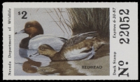 Scan of 1986 Nevada Duck Stamp MNH VF