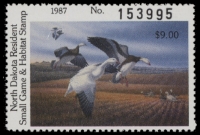 Scan of 1987 North Dakota Duck Stamp MNH VF