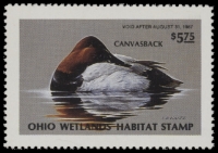 Scan of 1986 Ohio Duck Stamp MNH VF