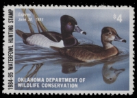 Scan of 1984 Oklahoma Duck Stamp MNH VF