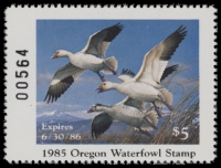 Scan of 1985 Oregon Duck Stamp MNH VF
