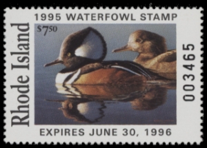 Scan of 1995 Rhode Island Duck Stamp MNH VF