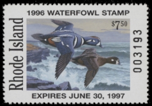 Scan of 1996 Rhode Island Duck Stamp MNH VF