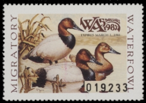 Scan of 1987 Washington Duck Stamp MNH VF
