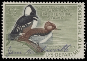 Scan of RW35 1968 Duck Stamp  Used F-VF