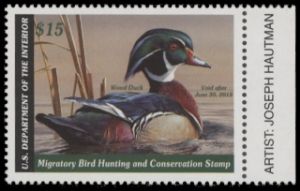 Scan of RW79 2012 Duck Stamp  MLH F-VF