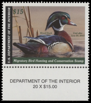 Picture of RW79 2012 Duck Stamp  MNH F-VF