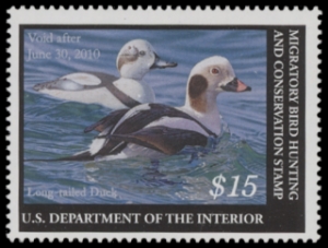 Scan of RW76 2009 Duck Stamp  MNH F-VF