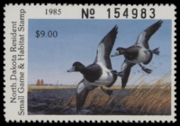 Scan of 1985 North Dakota Duck Stamp MNH VF