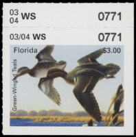 Scan of 2003 Florida Duck Stamp - Last of State MNH VF
