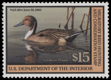 Picture of RW68 2001 Duck Stamp  MNH F-VF