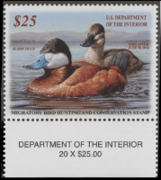 Scan of RW82 2015 Duck Stamp  MNH F-VF