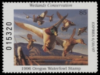Scan of 1996 Oregon Duck Stamp MNH VF