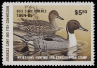 Scan of 1984 Arkansas Duck Stamp MNH VF