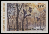 Scan of 1986 Arkansas Duck Stamp MNH VF