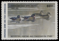 Scan of 1987 Arkansas Duck Stamp MNH VF