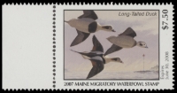 Scan of 2007 Maine Duck Stamp MNH VF
