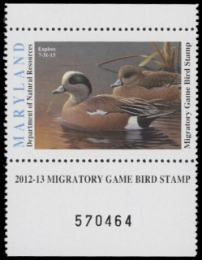 Scan of 2012 Maryland Duck Stamp