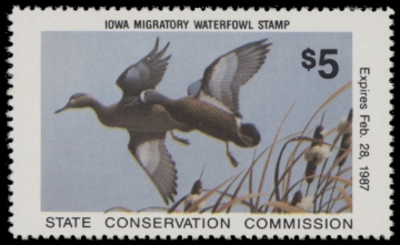 Picture of 1986 Iowa Duck Stamp