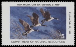Scan of 1997 Iowa Duck Stamp MNH VF